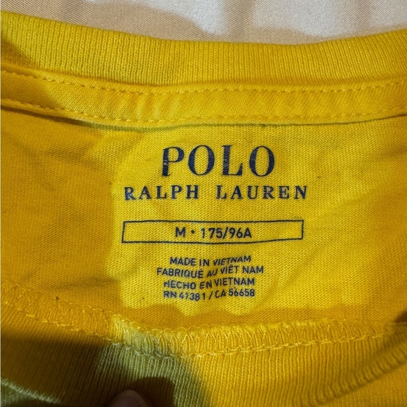 Polo by Ralph Lauren Yellow and Blue Short Sleeve Tees - Picture 2 of 3